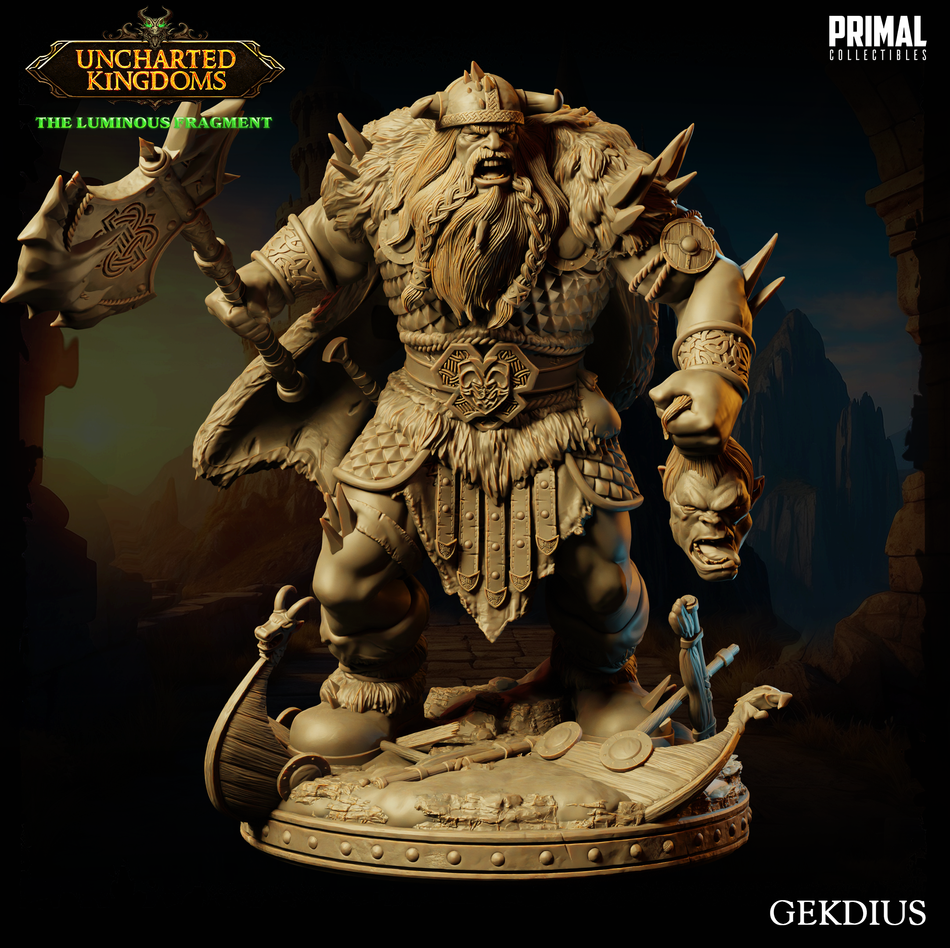 Frost Giant Gekdius - Uncharted Kingdoms/ The Luminous Fragment - Primal Collectibles