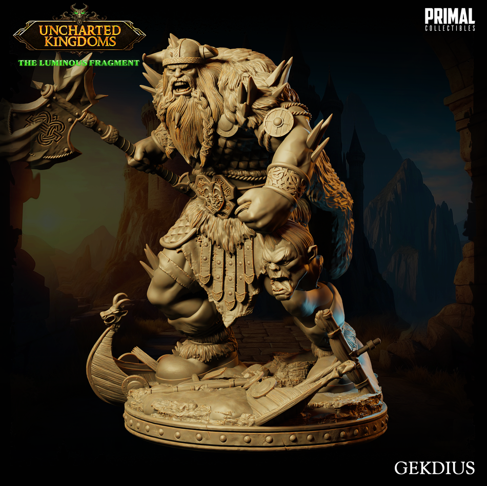 Frost Giant Gekdius - Uncharted Kingdoms/ The Luminous Fragment - Primal Collectibles