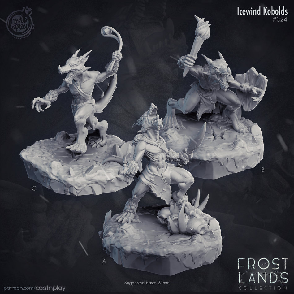 Icewind Kobolds - Frost Lands - Cast n Play