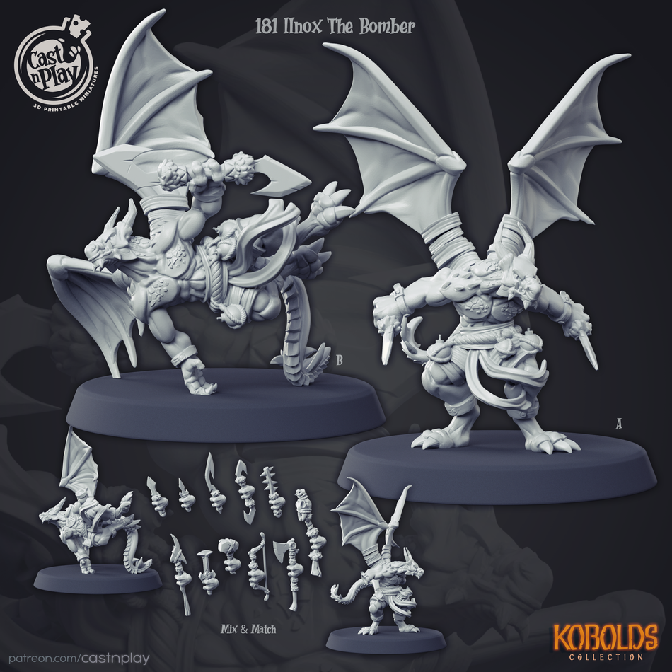 Ilnox the Bomber - Kobolds - Cast n Play