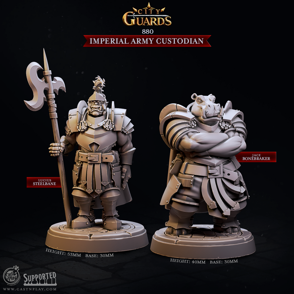 Imperial Army Custodian - City Guards - Cast n Play