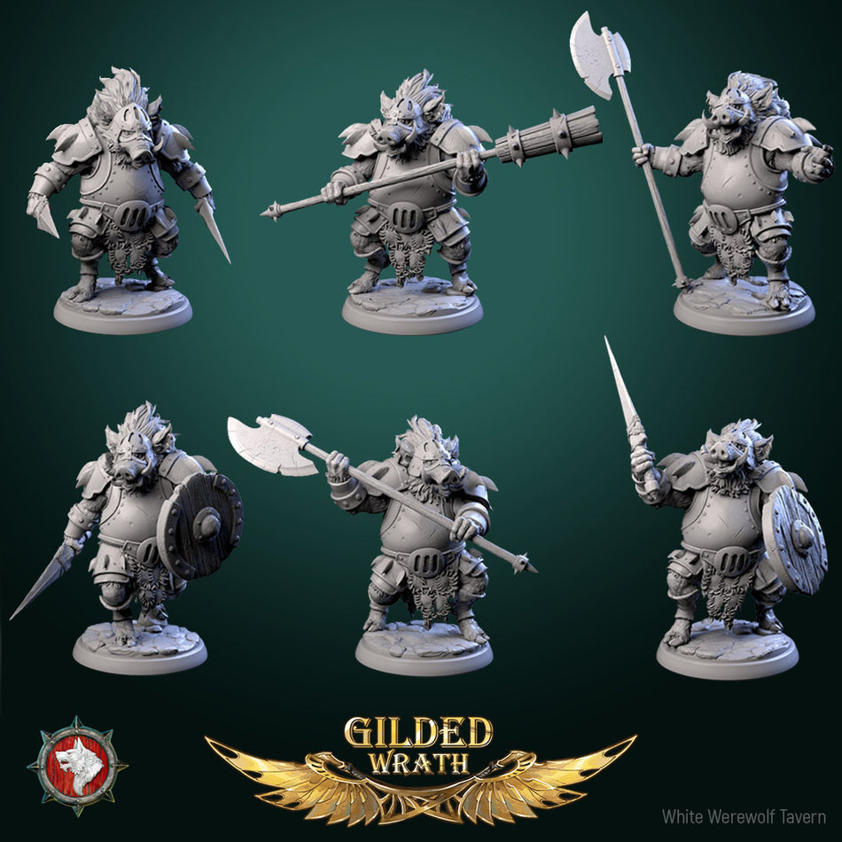 Iron Tusk Enforcer-  Gilded Wrath - White Werewolf Tavern