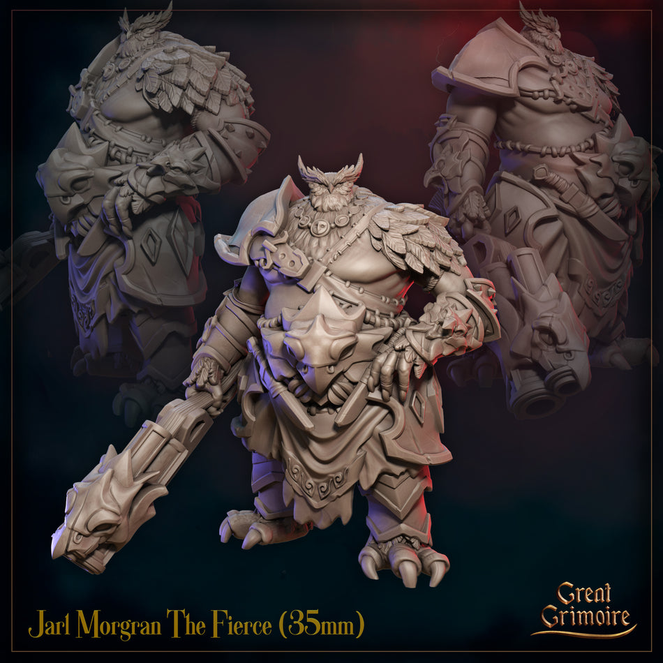 Jarl Morgran The Fierce - Sunfall War - Great Grimoire