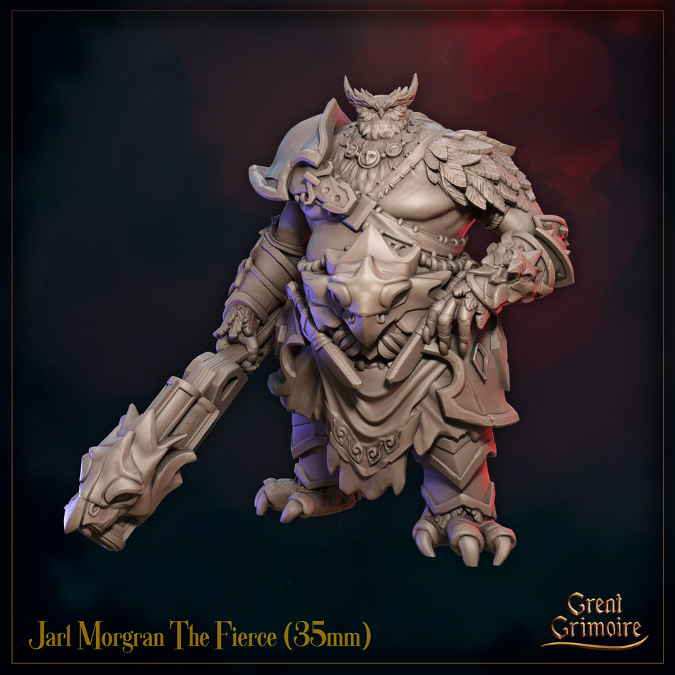 Jarl Morgran The Fierce - Sunfall War - Great Grimoire