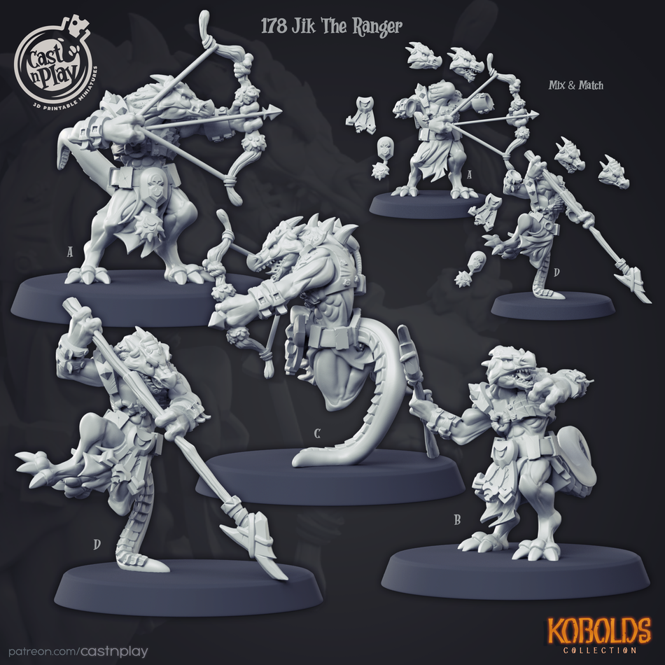 Jik the Ranger - Kobolds - Cast n Play