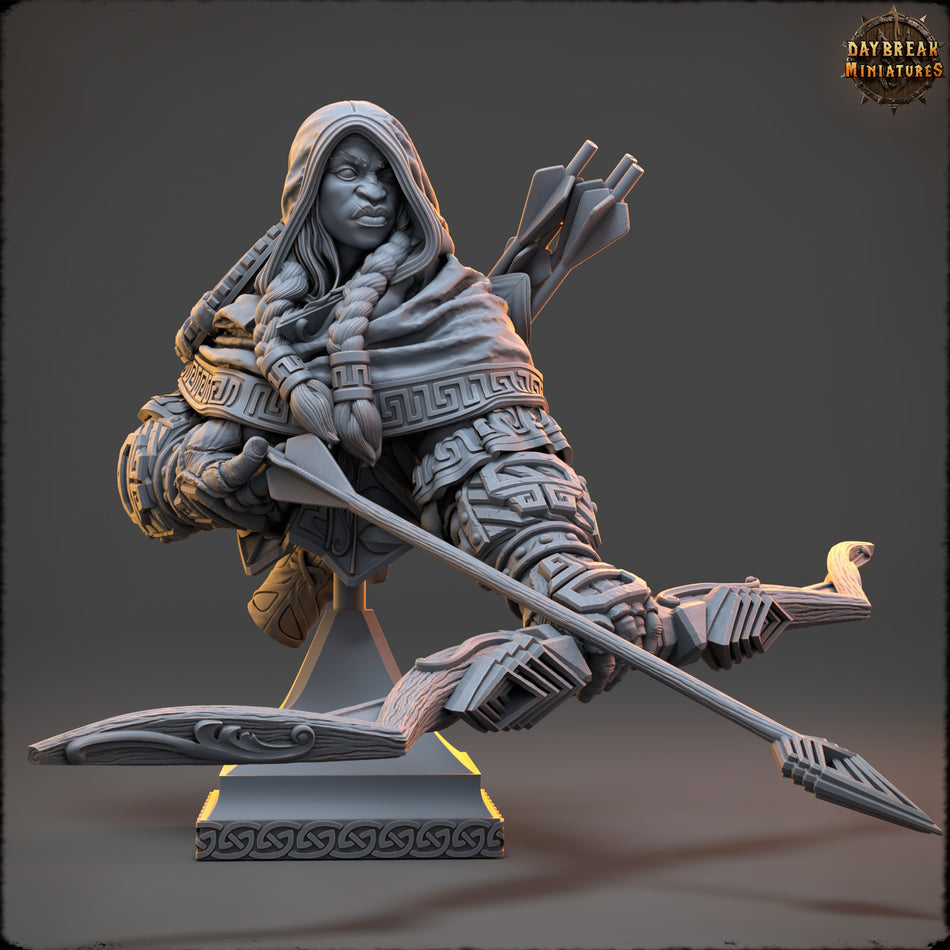Juma Poisonbow Bust - Daybreak Miniatures
