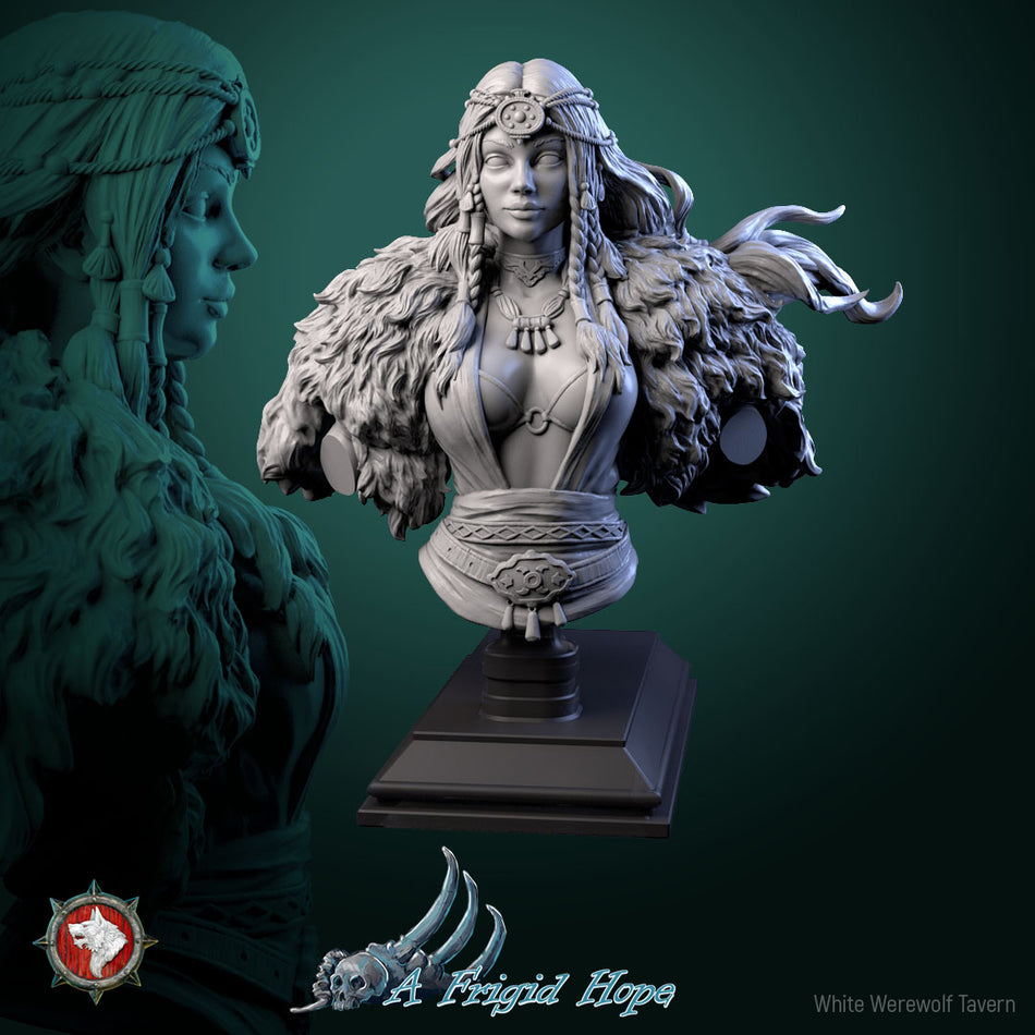 Kaelia, Witch of the Frozen Veil - Bust aus der Reihe A Frigid Hope von White Werewolf Tavern