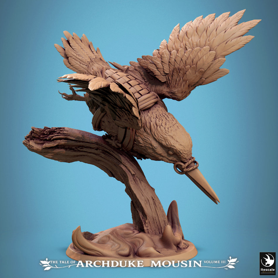 Mouse on Kingfisher Fall - Tales of Archduke Mousin III - Rescale Miniatures