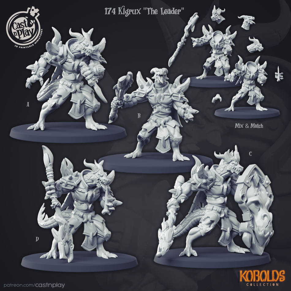 Kigrux the Leader - Kobolds - Cast n Play