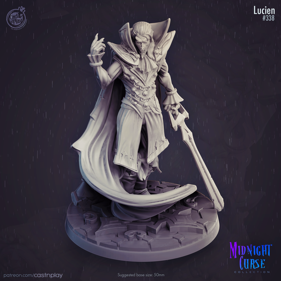 Lucien - Midnight Curse - Cast n Play
