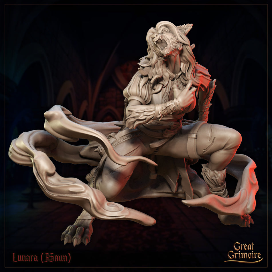 Lunara Transformation - Shadows on the Blood Moon- Great Grimoire