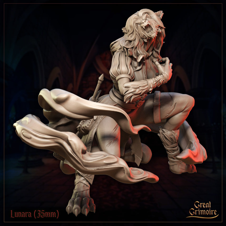 Lunara Transformation - Shadows on the Blood Moon- Great Grimoire