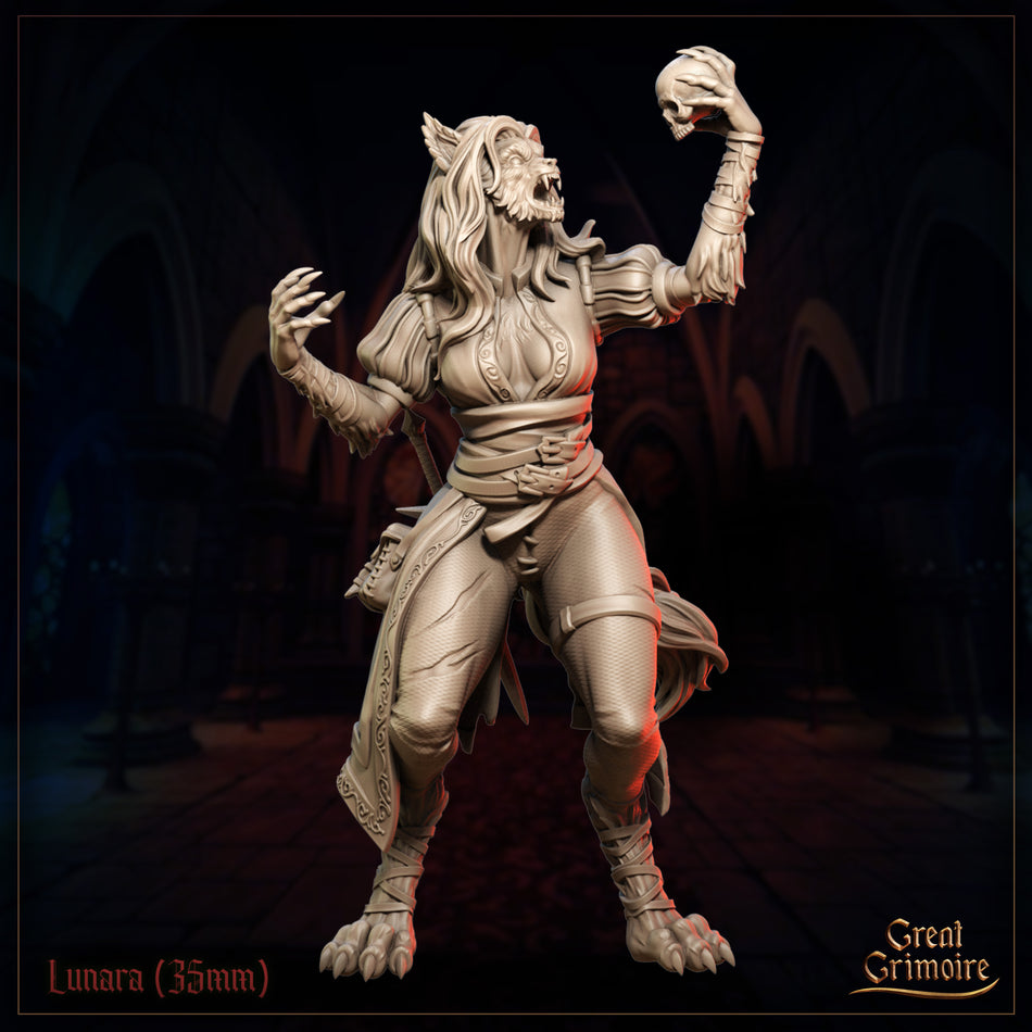 Lunara Wolf - Shadows on the Blood Moon - Great Grimoire