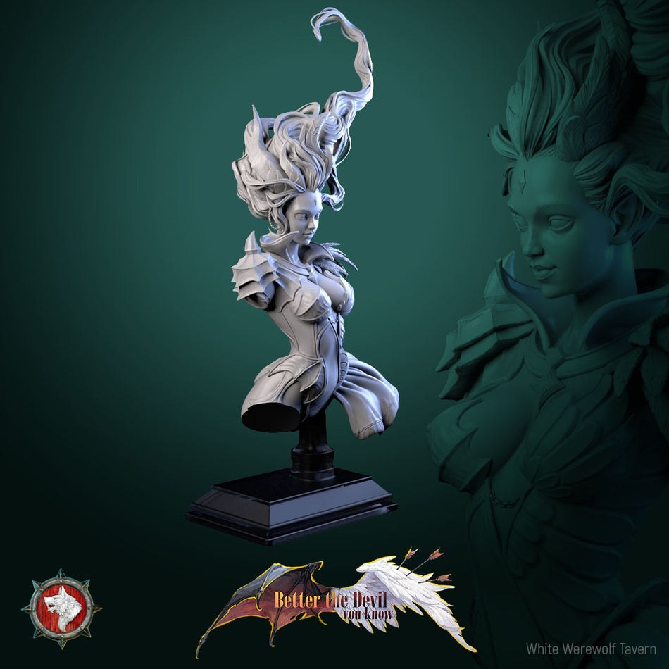 Lysandra, The Bifurcated Seraph - Bust aus der Reihe Better the Devil you know von White Werewolf Tavern