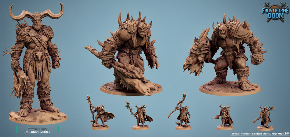 Ice Giant Thulgar - aus der Reihe Frostborne Doom von Rescale Miniatures