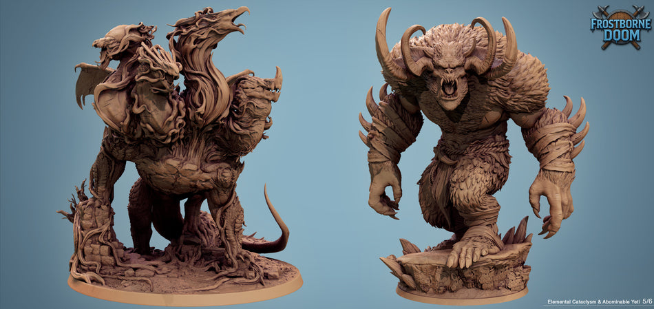 Chromatic White Dragon - aus der Reihe Frostborne Doom von Rescale Miniatures
