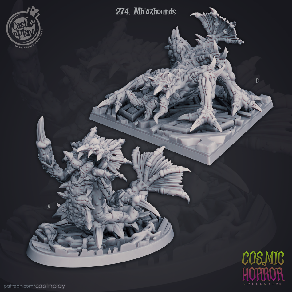 Mh'azhounds - Cosmic Horror - Cast n Play