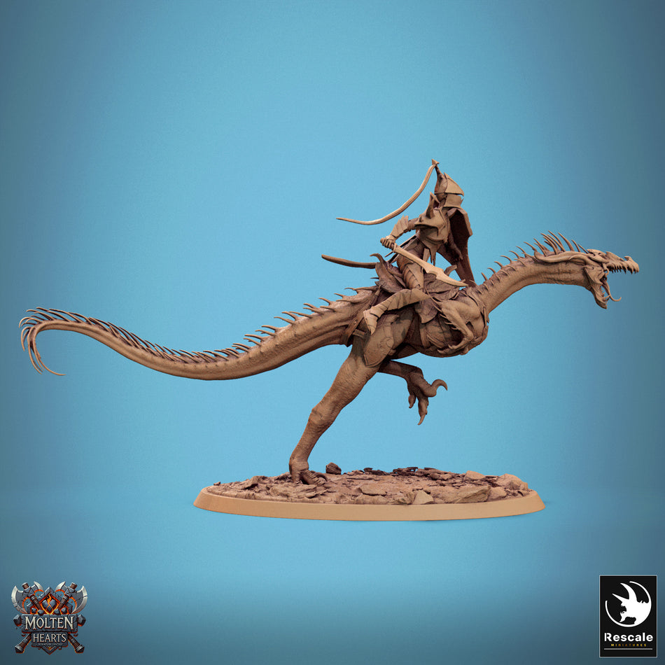 Velocisaurus - Molten Hearts - Rescale Miniatures