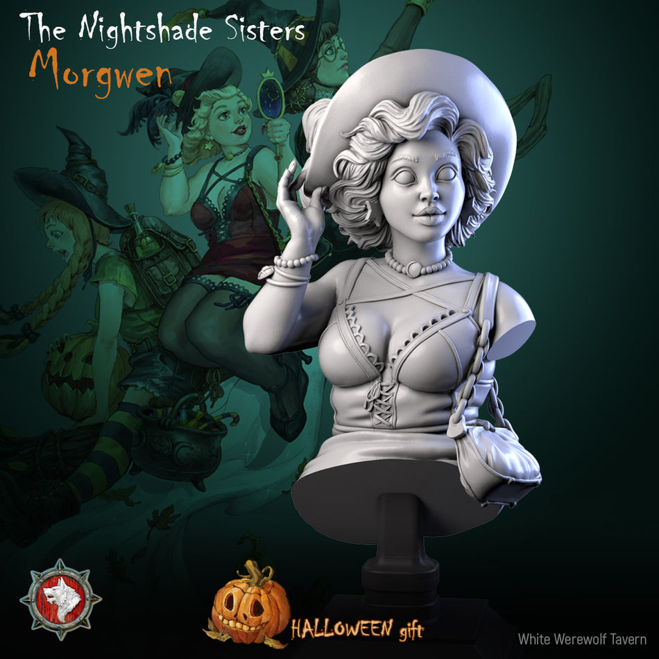 Morgwen - Bust aus der Reihe Halloween Gift von White Werewolf Tavern