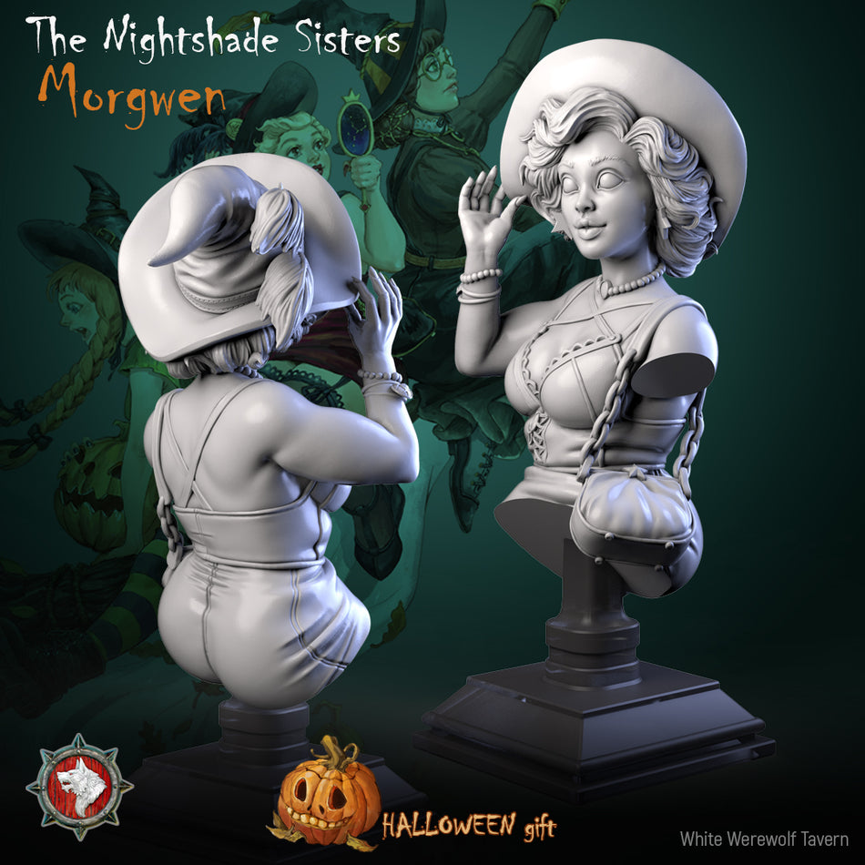 Morgwen - Bust aus der Reihe Halloween Gift von White Werewolf Tavern