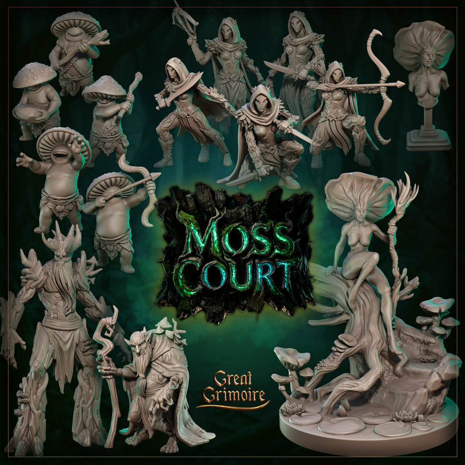 Mycelia Bust - Moss Court - Great Grimoire