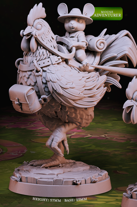 Rooster Rider - Woodland Heroes - Cast n Play