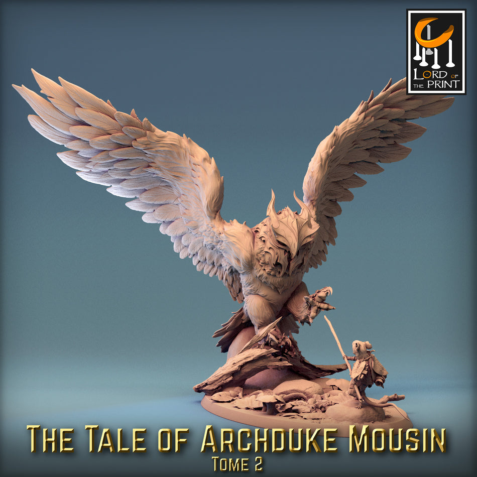 Great Owl Attack - Tales of Archduke Mousin II - Rescale Miniatures