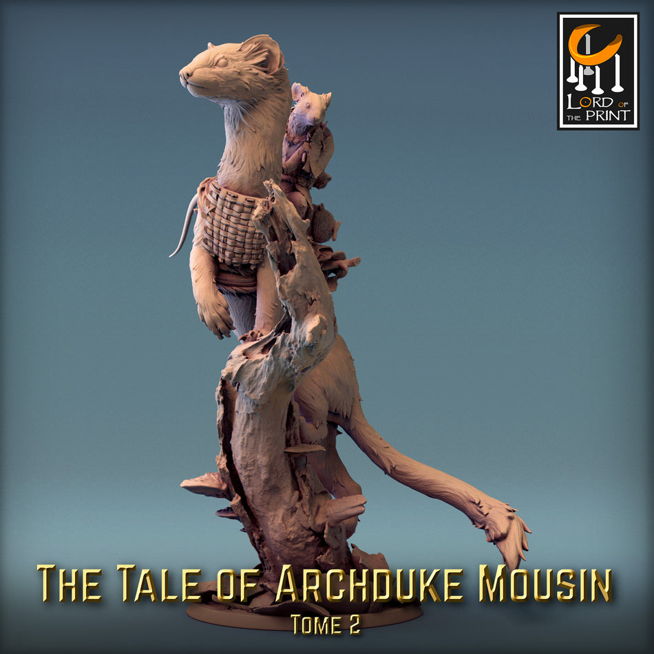 Moussin Weasel Climb - Tales of Archduke Mousin II - Rescale Miniatures