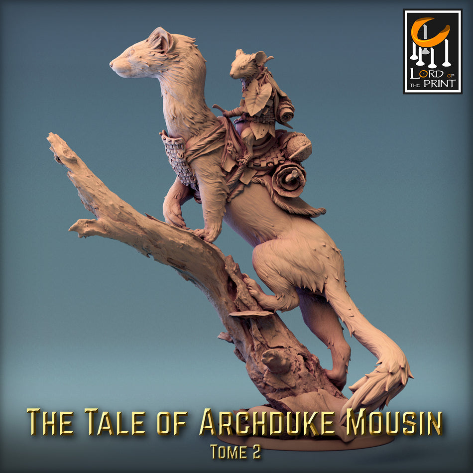 Moussin Weasel Climb - Tales of Archduke Mousin II - Rescale Miniatures