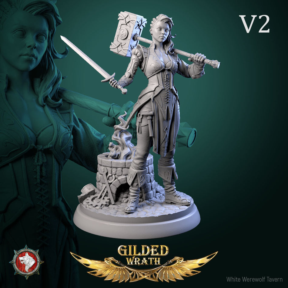 Forge Warrior - Myra Forgeheart - Gilded Wrath - WWT