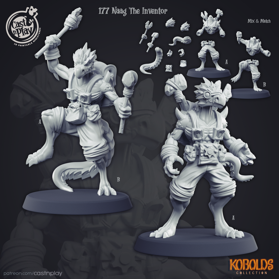 Naag The Inventor - Kobolds - Cast n Play