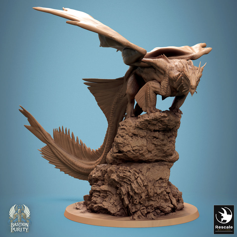 Bronze Dragon Stance - Bastion of Purity I - Rescale Miniatures