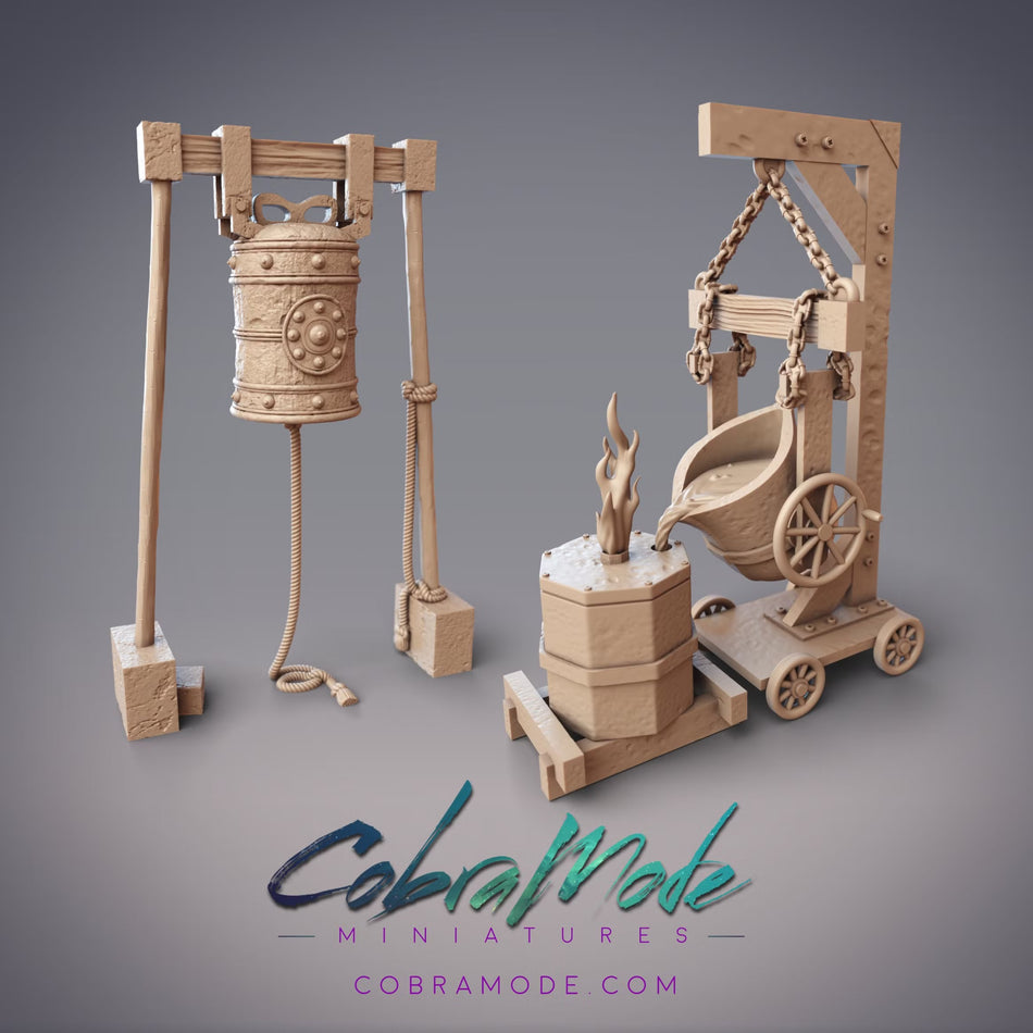 Bell Foundry, Fantasy Forge & Bell Workshop Terrain - Mikata Wetlands - Terrain - CM