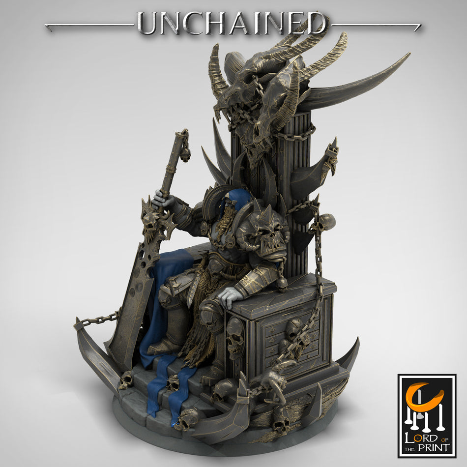 Olaf on Throne - Unchained I - Rescale Miniatures