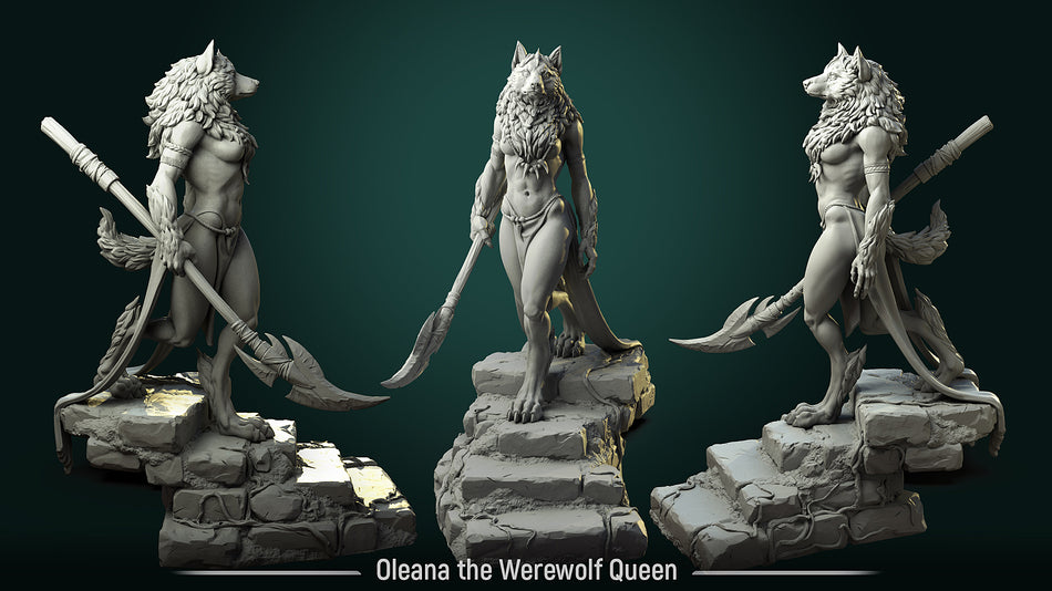 Oleana the Werewolf Queen - von White Werewolf Tavern