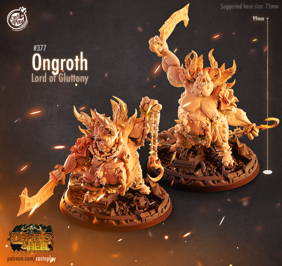 Ongroth - Depths of Hell - Cast n Play