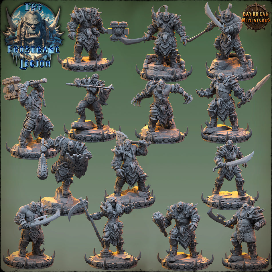 Orcs - The Frostbane Legion - Daybreak Miniatures