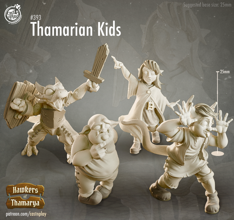 Thamarian Orphan Kids - Hawkers Of Thamarya - Cast n Play