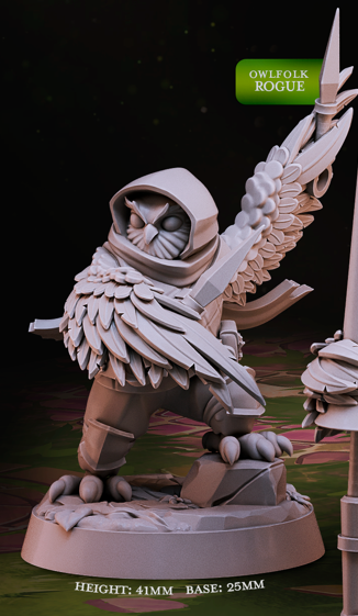 Owlfolk Allies - Woodland Heroes - Cast n Play