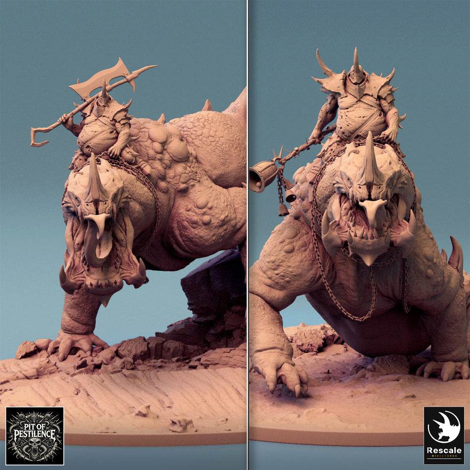 Sludgeborn Drake - Pit of Pestilence I - Rescale Miniatures