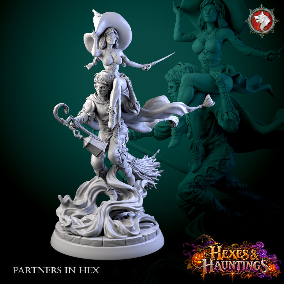 Partners in Hex Diorama - Hexes & Hauntings - WWT