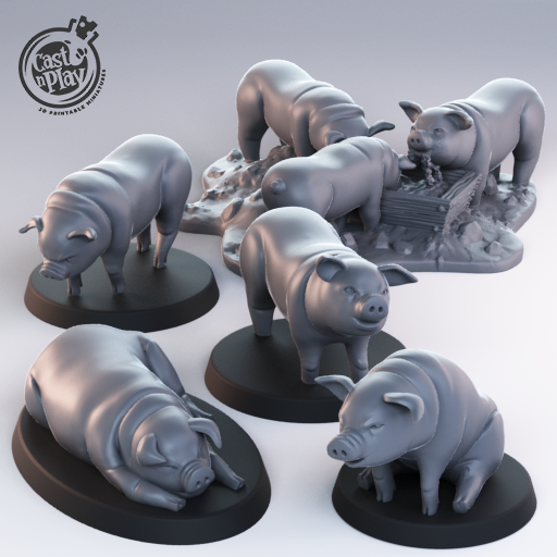 Pig - Townsfolk 1 - Cast n Play