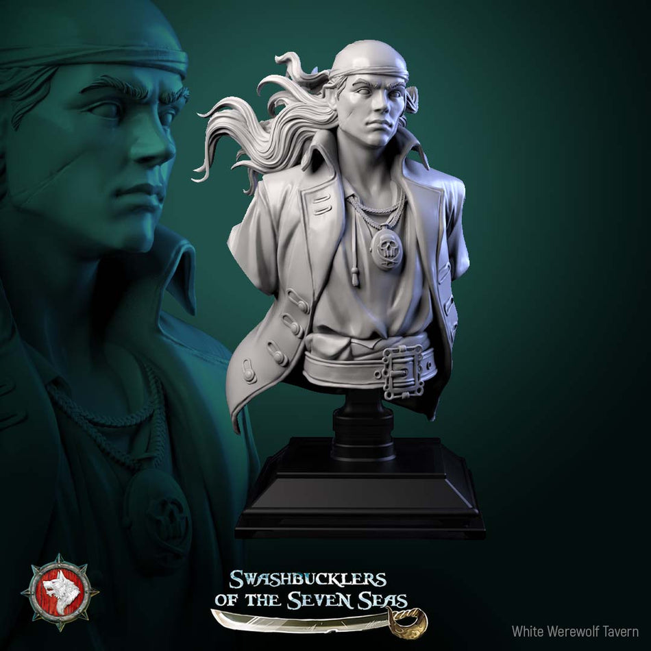Pirate Deckhand Bust - Swashbucklers of the Seven Seas - WWT