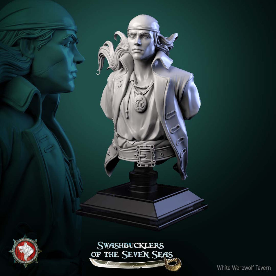Pirate Deckhand Bust - Swashbucklers of the Seven Seas - WWT
