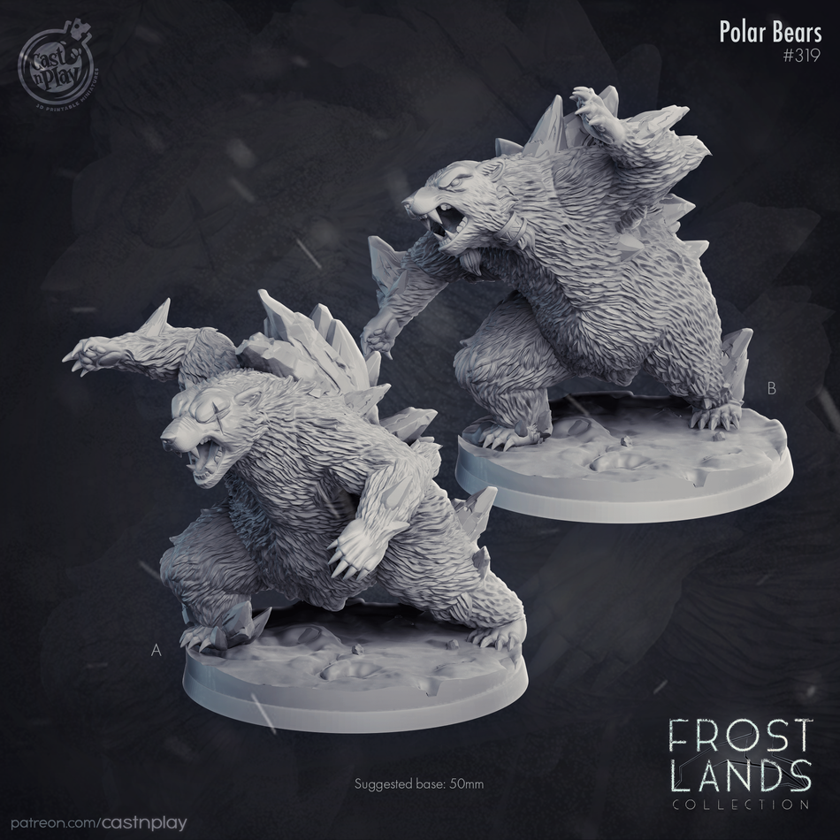 Polar Bears - Frost Lands - Cast n Play