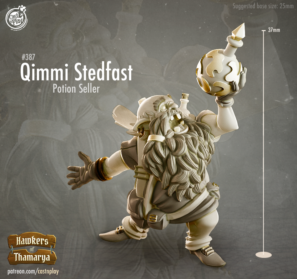 Qimmi Stedfast - Hawkers Of Thamarya - Cast n Play