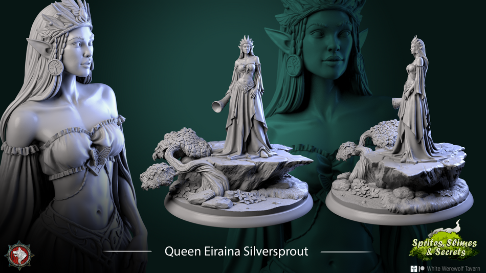 Queen Eiraina Silversprout - aus der Reihe Sprites Slimes& Secrets von White Werewolf Tavern