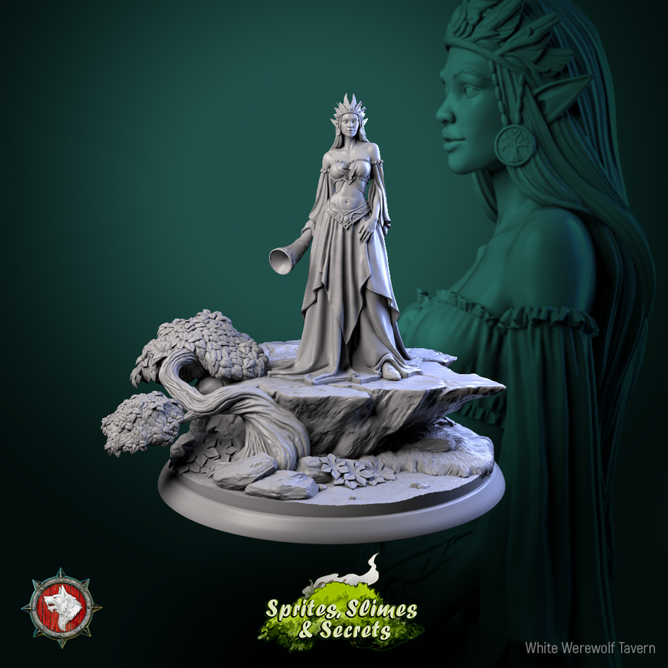 Queen Eiraina Silversprout - aus der Reihe Sprites Slimes& Secrets von White Werewolf Tavern