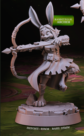 Rabbitfolk Wardens - Woodland Heroes - Cast n Play