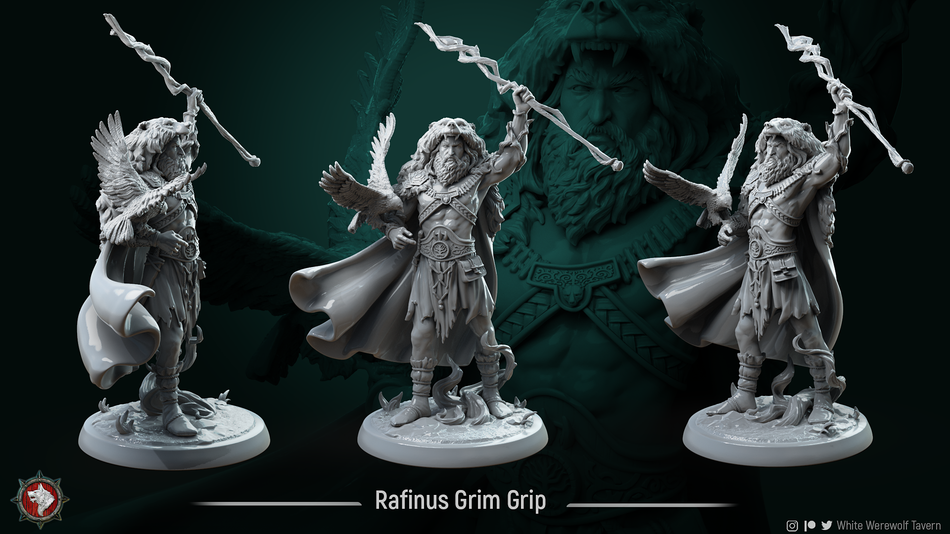 Rafinus Grim Grip - aus der Reihe Circle of Druids von White Werewolf Tavern